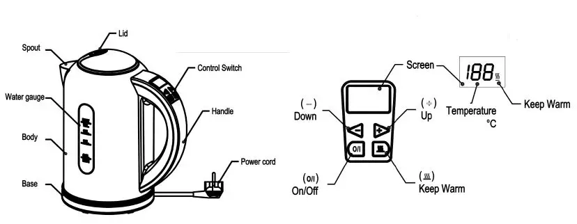 H Koenig IM BOE50 Temperature Controlled Kettle-2