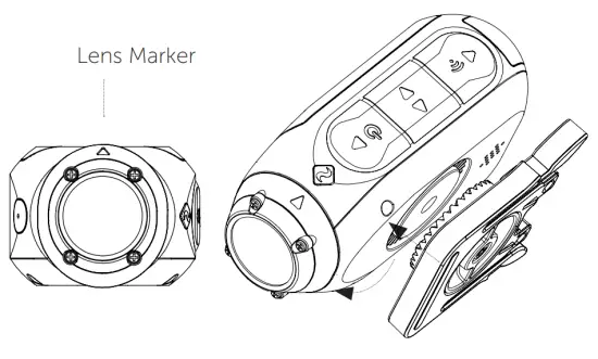 DRIFT 29343579 Ghost 4K Motorcycle Action Camera - lens