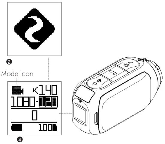 DRIFT 29343579 Ghost 4K Motorcycle Action Camera - setup2