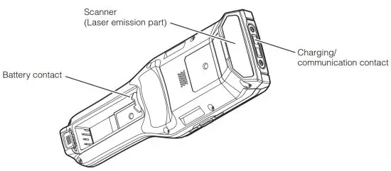 KEYENCE BT-A500 Series Handheld Terminal - Battery