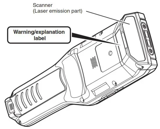 KEYENCE BT-A500 Series Handheld Terminal - Scanner