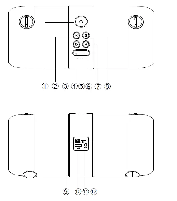 AXESS-SPBT1011P-3-Inch-Premium-Portable-Bluetooth-Speaker-2
