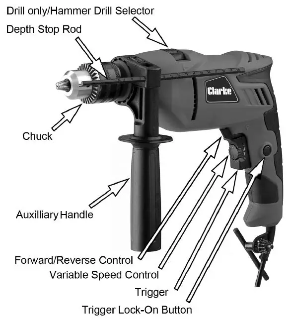 Clarke-CHD850B-850W-Hammer-Drill-2
