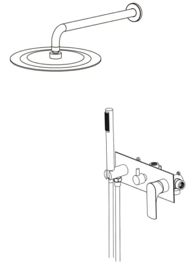 Designer Collection RB0874DC Complete Shower System - manual