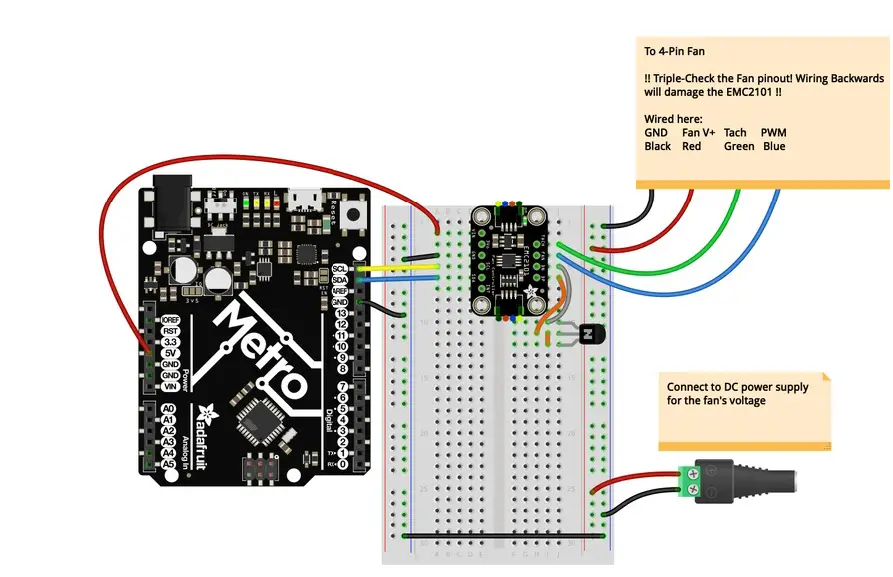 adafruit -learning -system -EMC2101- Fan -Controller -and -Temperature -Sensor -7