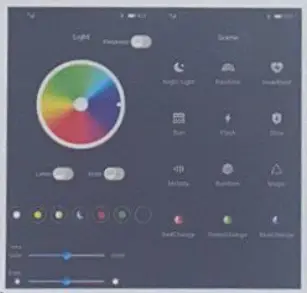 Riyueda Lighting Appliance BS003BCD Smart Bluetooth Music LED Light 3