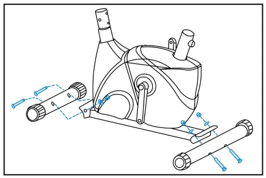 JLL JF100 Upright Exercise Bike - fig5
