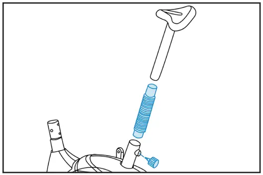 JLL JF100 Upright Exercise Bike - fig8