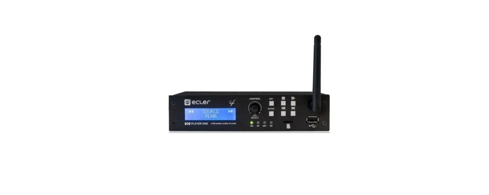 Ecler Player One Local And Streaming Audio Player User Manual Ecler Player One Local And Streaming Audio Player User Manual