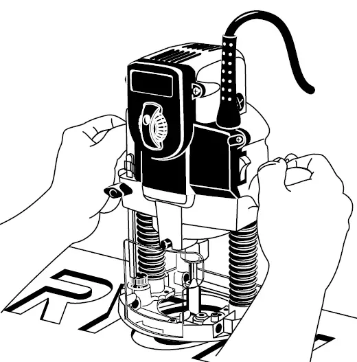 RYOBI RE180PL1 2HP Peak 10-Amp Plunge Router 20