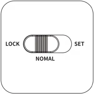 5 Operating modes - Lock Mode