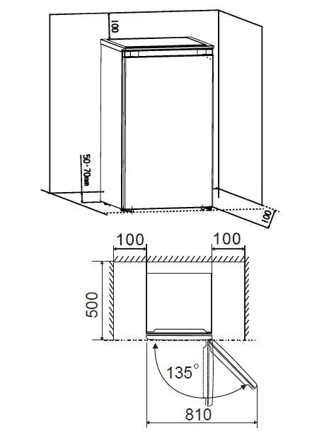 UNITED UND1194W Refrigerator 3