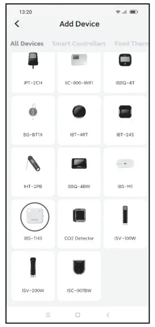 INKBIRD IBS TH3 WIFI Temperature Humidity Sensor - Connect to Your Phone