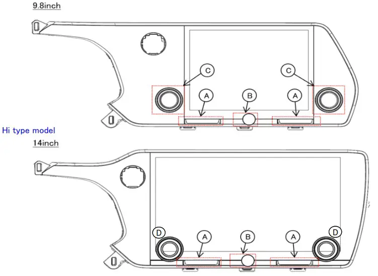 Panasonic AT2103 Car Navigation - Operating Specifications