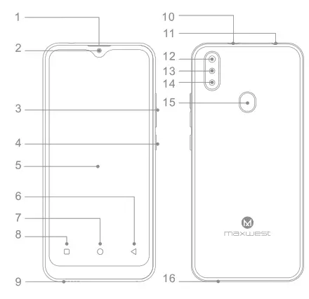 maxwest GRAVITY6PS Smart Phone