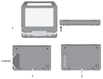 Inserting Battery into the TV