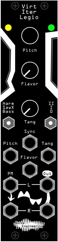 Noise Engineering Virt Iter Legio Three-Algorithm Stereo Oscillator C