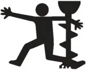 DANGER - Rotating parts hazard