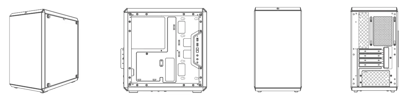cooler master MASTERB0X Q300L Mini Tower PC Case - figure 1