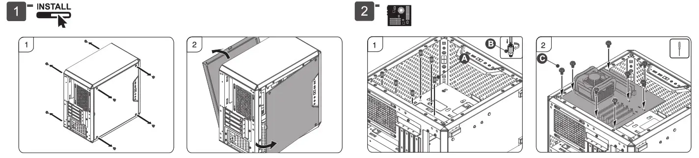 cooler master MASTERB0X Q300L Mini Tower PC Case - figure 2