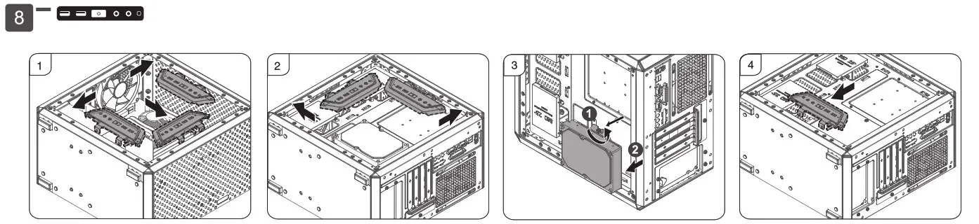 cooler master MASTERB0X Q300L Mini Tower PC Case - figure 6