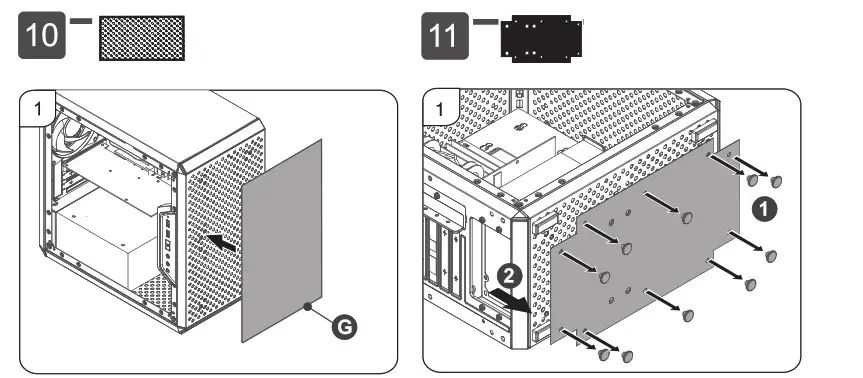 cooler master MASTERB0X Q300L Mini Tower PC Case - figure 8