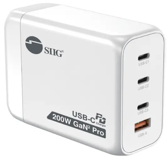 siig-3C1A-200W-GaN-PD-Combo-Charger-product
