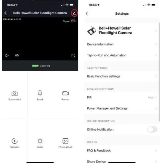 FIG 13 Using the Camera