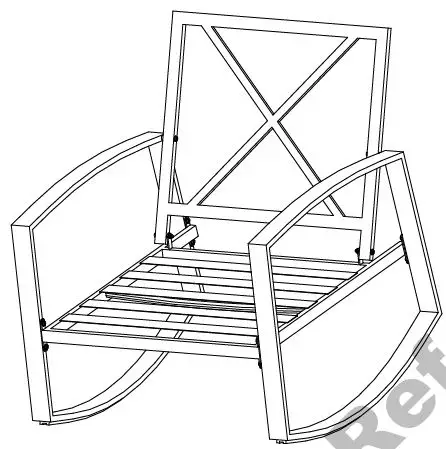 belavi 2-Pack Padded Rocker-6