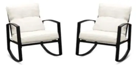 belavi 2-Pack Padded Rocker