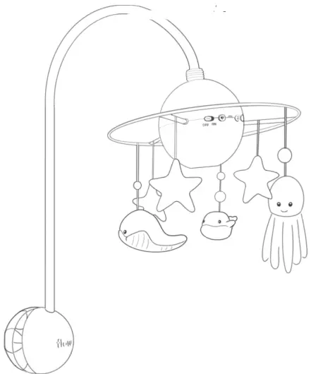 flow AMSTERDAM Ocean Baby Box Mobile-fig1
