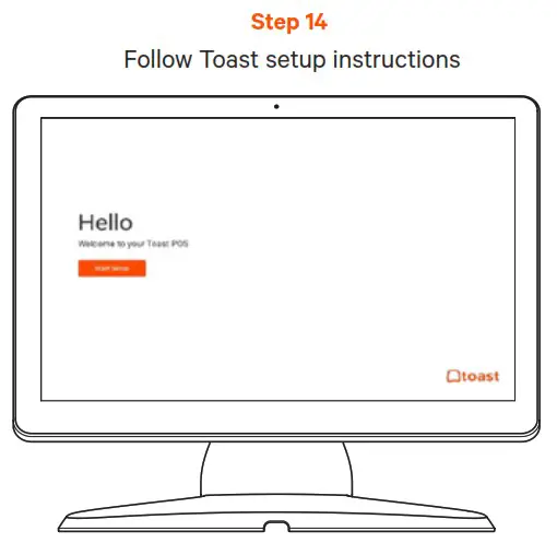 Toast Flex Single Restaurant Platform for Kitchen - Toast Flex Toast Hub 9