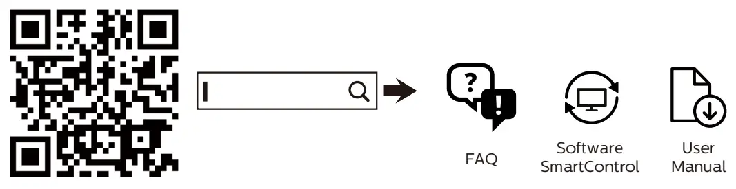 PHILIPS 498P9 Brilliance 32 9 SuperWide Curved LED Display Monitor - QR code