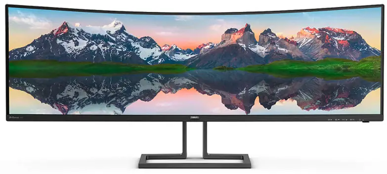 PHILIPS 498P9 Brilliance 32 9 SuperWide Curved LED Display Monitor