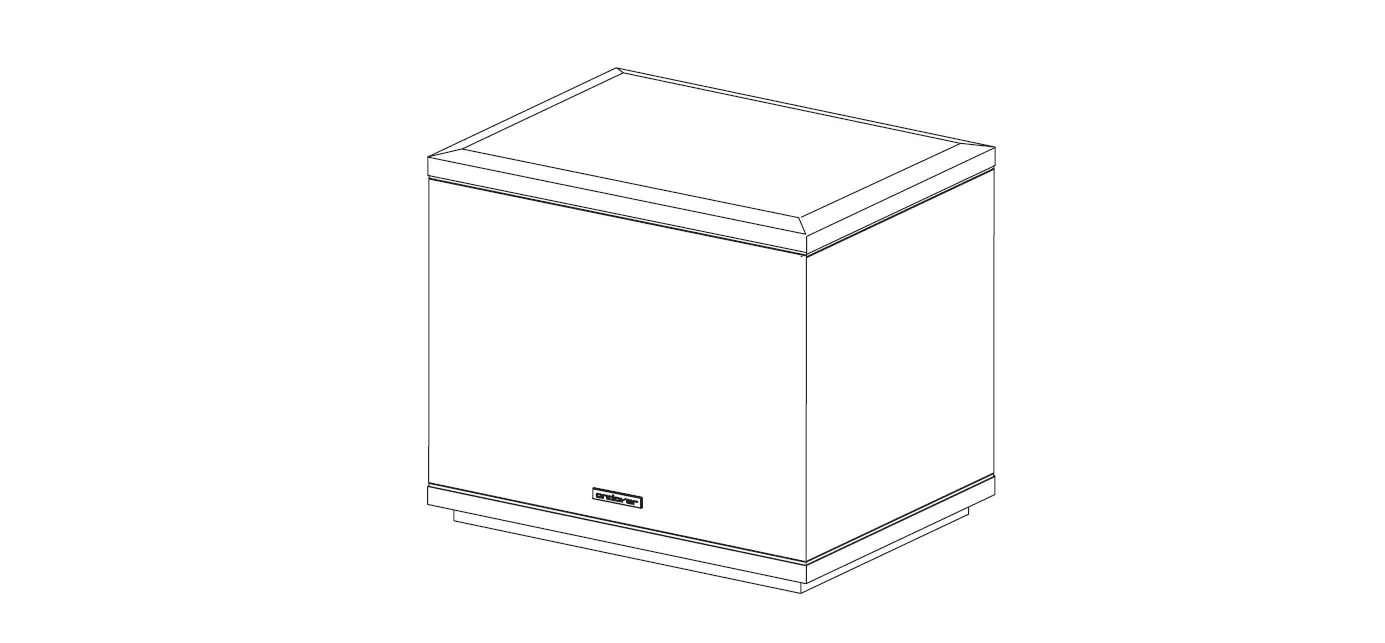 Andover 337m1subwa Audio Model One Subwoofer User Manual Andover 337m1subwa Audio Model One Subwoofer User Manual