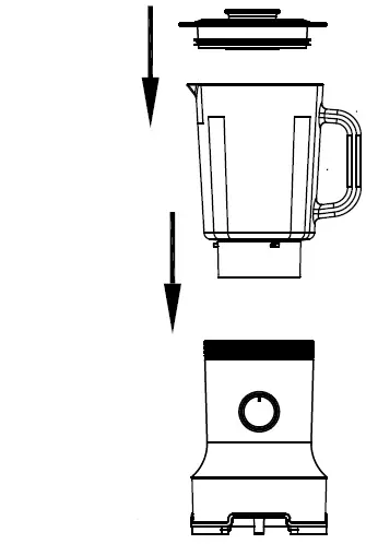 BRAYER BR1201 Table Top Blender 2