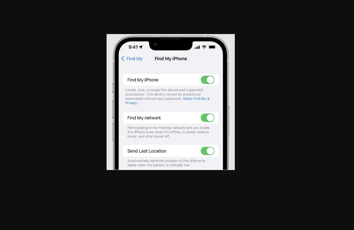 Add Your Iphone To Find My