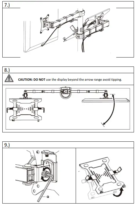 DIGITUS DA 90436 Universal Monitor Mount with Notebook Holder - fig 25