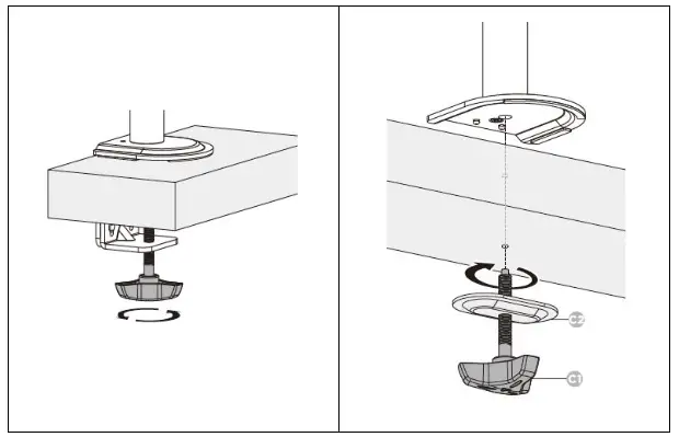 DIGITUS DA 90436 Universal Monitor Mount with Notebook Holder - fig21