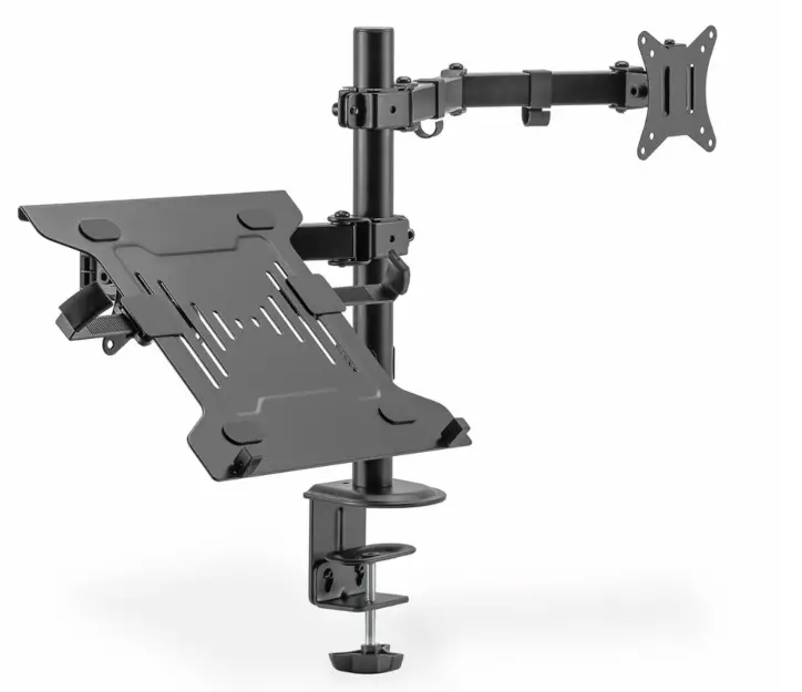 DIGITUS DA 90436 Universal Monitor Mount with Notebook Holder