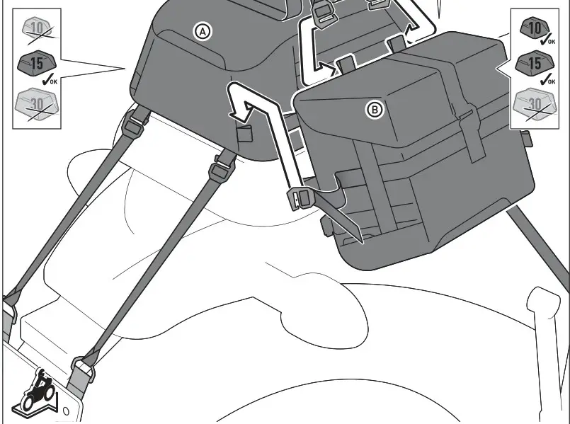 SW MOTECH BC SYS 00 002 15300 SysBag - fastening 4