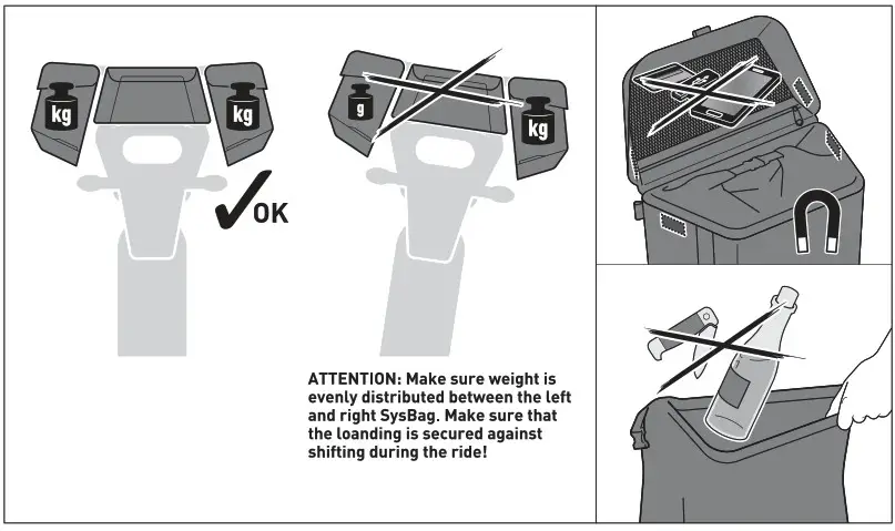 SW MOTECH BC SYS 00 002 15300 SysBag - loading and care 2