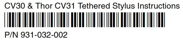 Honeywell Thor CV series Tethered Stylus - bar code