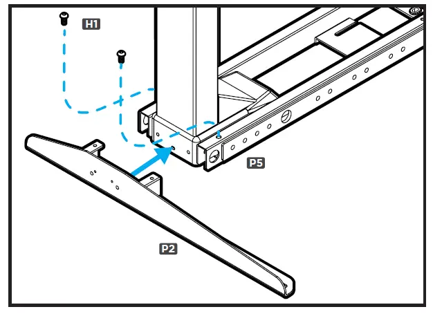 UPLIFT DESK T-Frame V2 Height Adjustable Standing Desk fig (2)