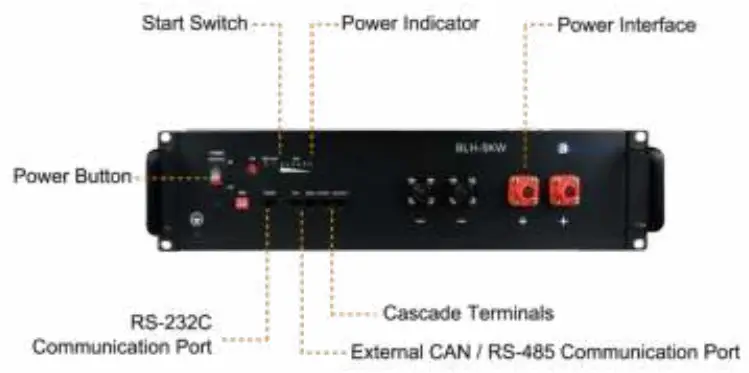 BlauHoff BLH 5KW Battery LFP Battery for Home Energy Storage System - fig 1
