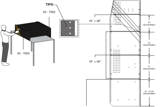 RANGER N5-DS48-4 Shelving Transit High Roof A03A