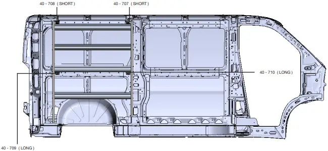 RANGER N5-DS48-4 Shelving Transit High Roof A05
