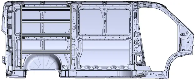 RANGER N5-DS48-4 Shelving Transit High Roof A16