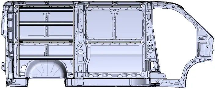 RANGER N5-DS48-4 Shelving Transit High Roof A23