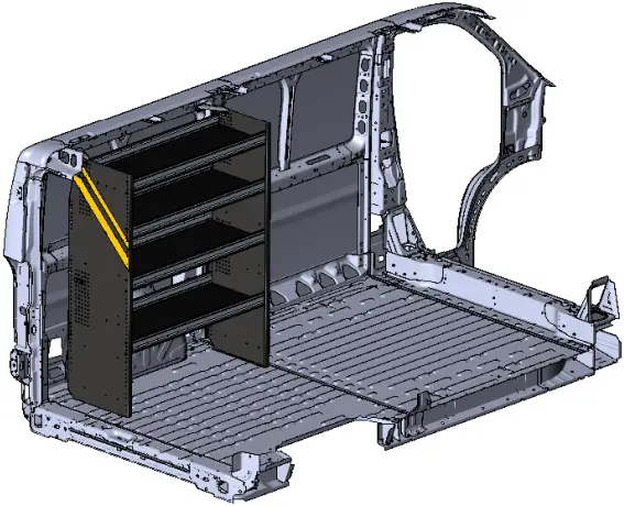 RANGER N5-DS48-4 Shelving Transit High Roof A25